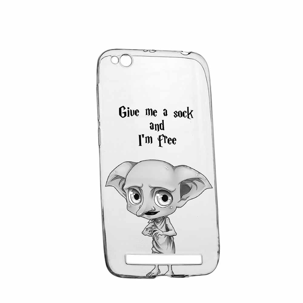 Husa Silicon, Transparent, Slim, Dobby Harry Potter, Xiaomi Redmi 4A