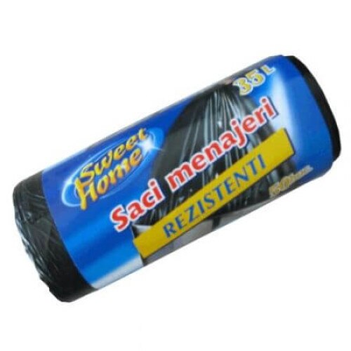 Saci menaj rezistenti 35 L, 50 Buc/Rola
