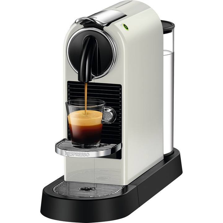 Кафемашина с капсули Nespresso CitiZ White D112-EU-WH-NE, 19 bar, 1260 W