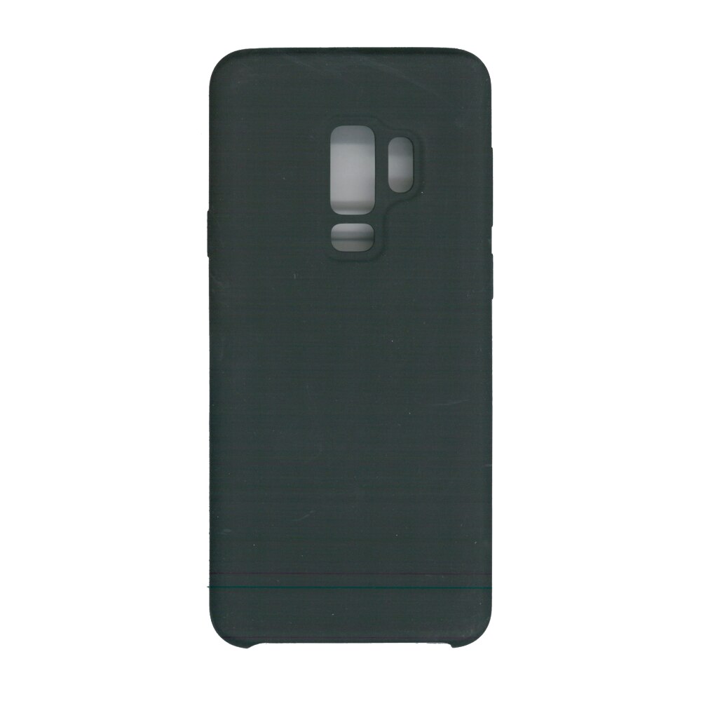 Husa din silicon mat cu interior de microfibra, EuroCell, pentru Samsung Galaxy S9 Plus, negru