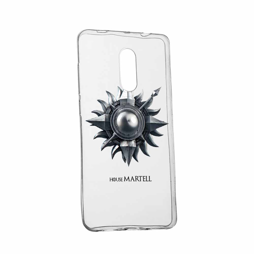 Husa Silicon, Transparent, Slim, GOT House Martell, Nokia 7