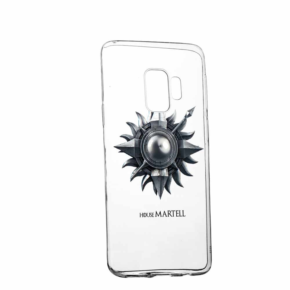 Husa Silicon, Transparent, Slim, GOT House Martell, Samsung J4 2018