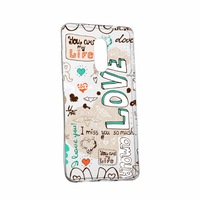 Husa Silicon, Transparent, Slim, I Love You, Lenovo K5 Note