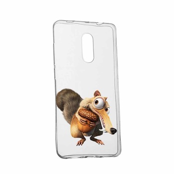 Husa Silicon, Transparent, Slim, Ice Age Nutty, Nokia 6 2018 Husa Silicon, Transparent, Slim, Ice Age Nutty, Nokia 6 2018
