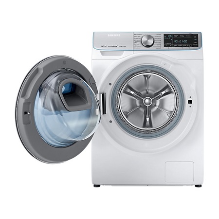 Masina de spalat rufe cu uscator Samsung WD90N740NOA/LE, 9 Kg spalare, 5 Kg uscare, 1400 rpm, Clasa A, QuickDrive, EcoBubble, AddWash, Alb