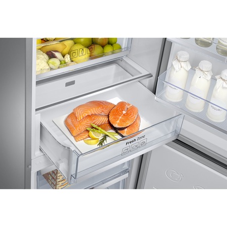 Combina frigorifica Samsung RB41J7235SR/EF, 410 l, NoFrost, Clasa A++, H 201 cm, Inox
