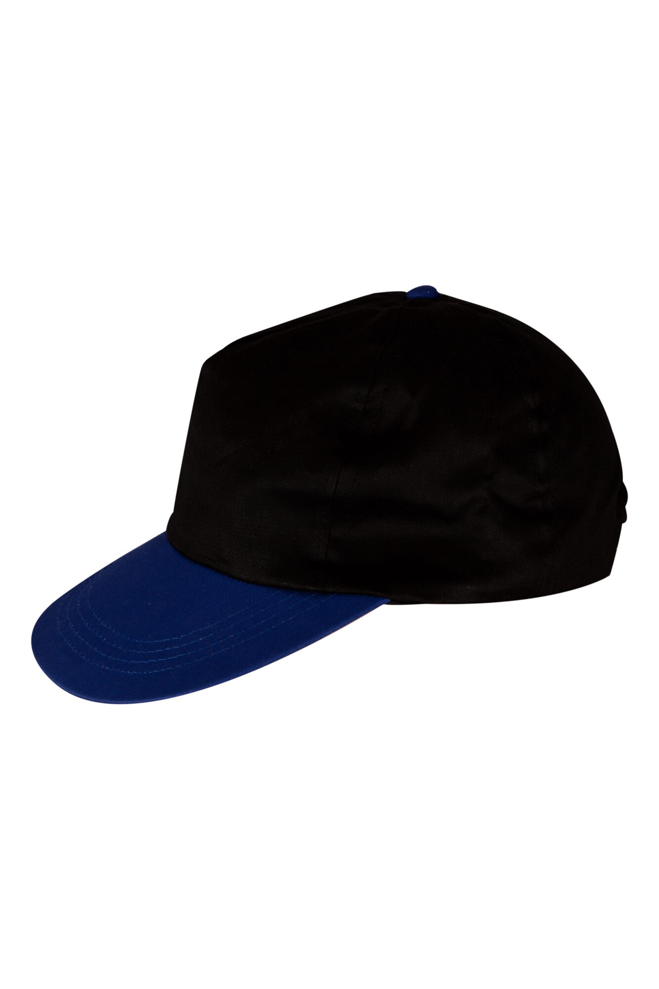 Sapca reglabila Lorri, cu cozoroc, bumbac, Negru/Albastru