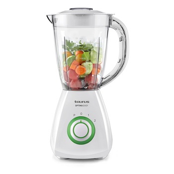 Blender de masa Taurus Optima Easy. 450W, 1,5 l, 2 viteze + PULS. Alb Blender de masa Taurus Optima Easy. 450W, 1,5 l, 2 viteze + PULS. Alb