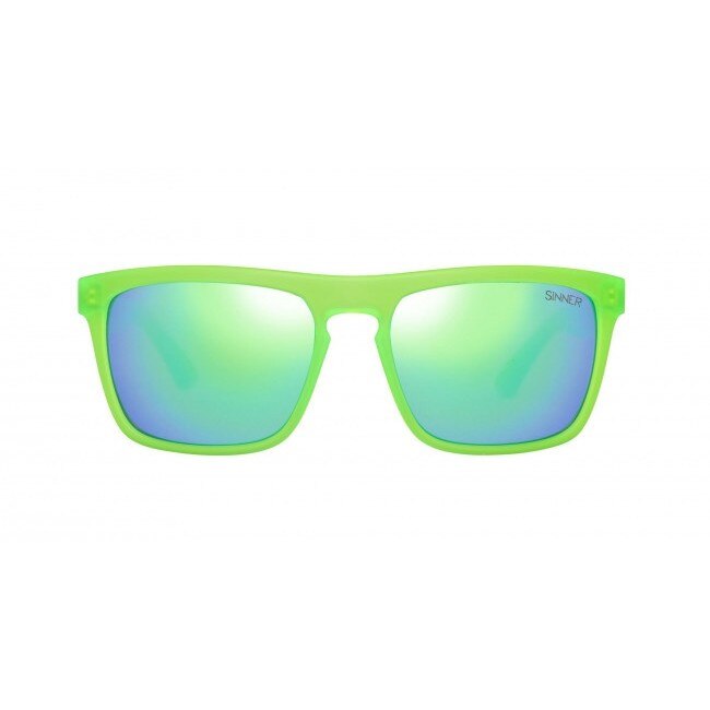 Ochelari de soare Sinner Thunder Cry Matte Lime PC Smoke Green Revo
