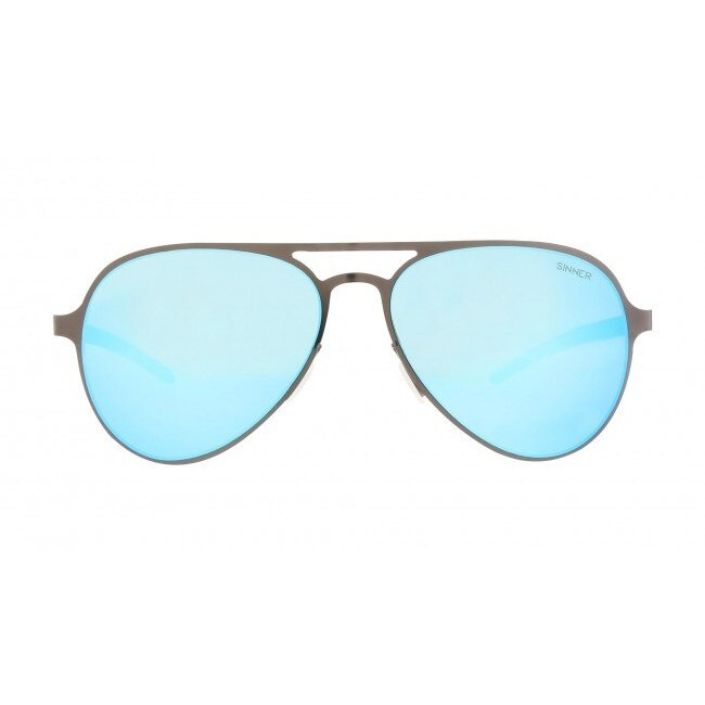 Ochelari de soare Sinner Gabriel Matte Gunmetal Smoke Icy Blue Revo