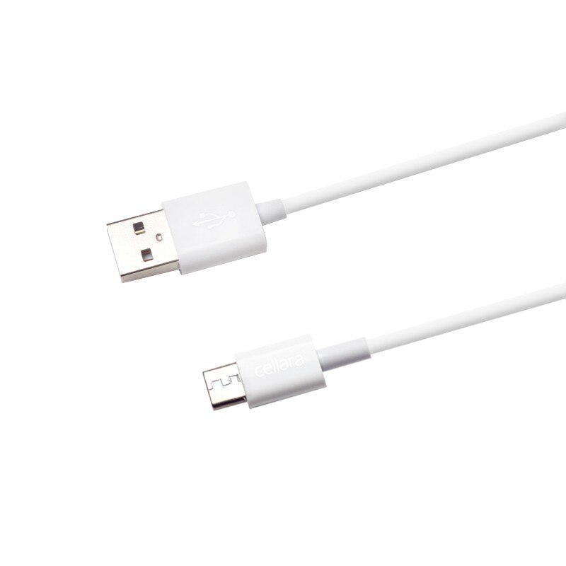 Pachet 2 x Cablu date micro-usb, alb sau negru , 1.8 m, CCP-mUSB2-AMBM-6-W