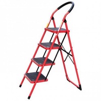 scara pliabila metal 4 trepte late max 150 kg rosu-negru imagen 38_0_
0