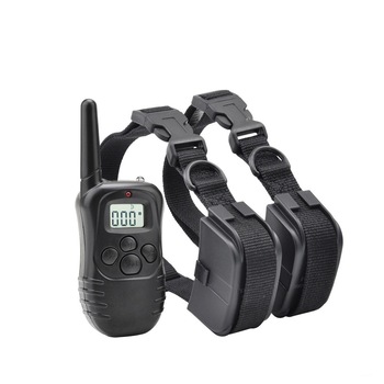 Zgarda pentru dresaj, cu doua receivere pentru doi caini, Vibratii, Electrosoc, 300m Zgarda pentru dresaj, cu doua receivere pentru doi caini, Vibratii, Electrosoc, 300m
