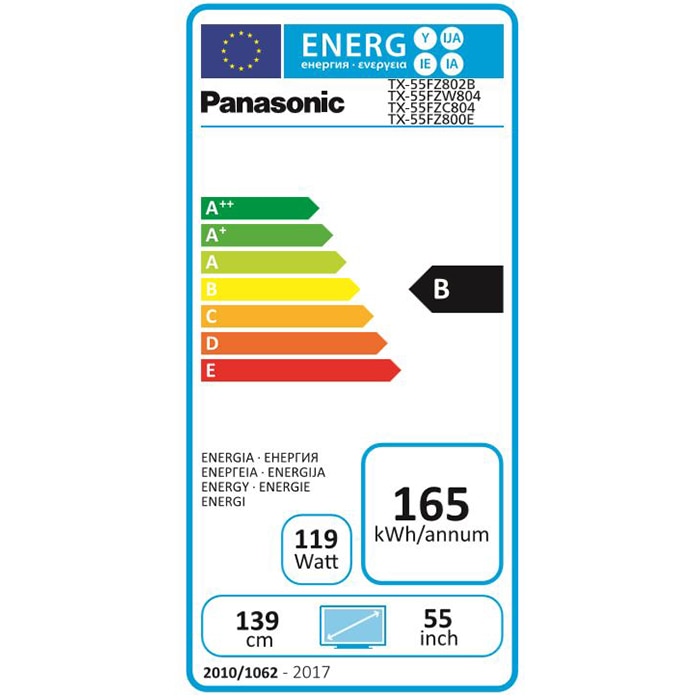 Televizor OLED Smart Panasonic, 139 cm, TX-55FZ800E, 4K Ultra HD