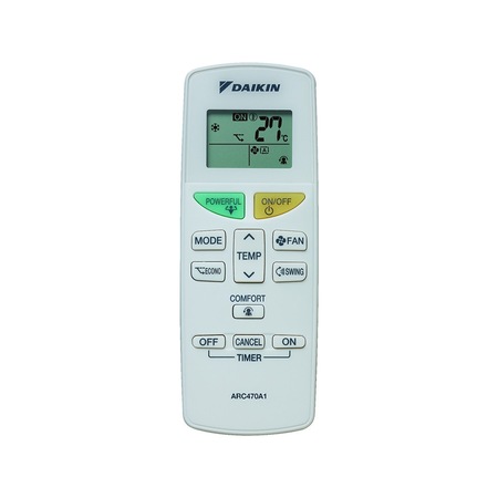 Aparat de aer conditionat Daikin Sensira Bluevolution, adaptor WIFI INCLUS, FTXF71A-RXF71A+BRP069B45 Inverter 24000 BTU, Clasa A++, Programator 24 de ore, Filtru fotocatalictic, Mod confort, Mod putere