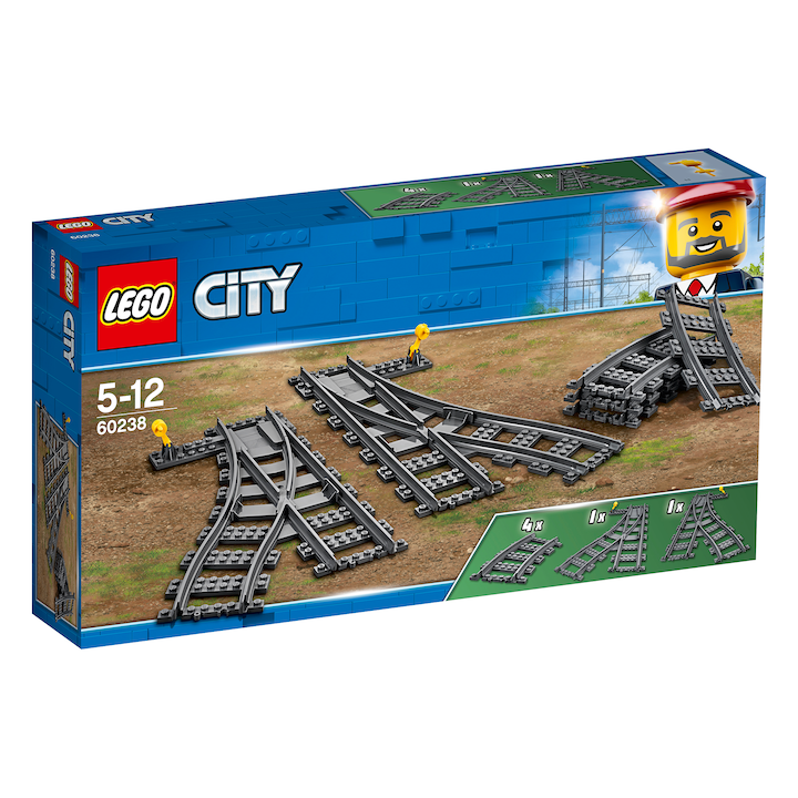 LEGO® City Релси и стрелки 60238, 8 части