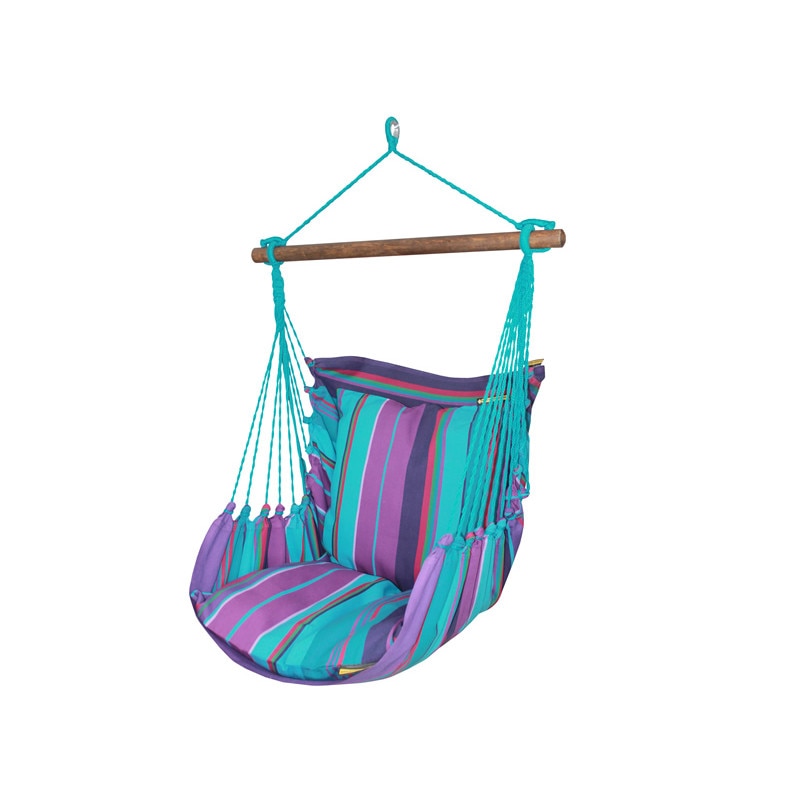 Scaun agatat wHAMAKu HC9, Bumbac, Multicolor