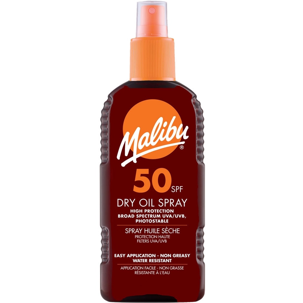 Ulei De Plaja Malibu Dry Oil Spray Cu SPF50, 200 ml