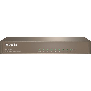 Switch Desktop Tenda TEG1008D, 8Porturi 10/100/1000Mbps Switch Desktop Tenda TEG1008D, 8Porturi 10/100/1000Mbps