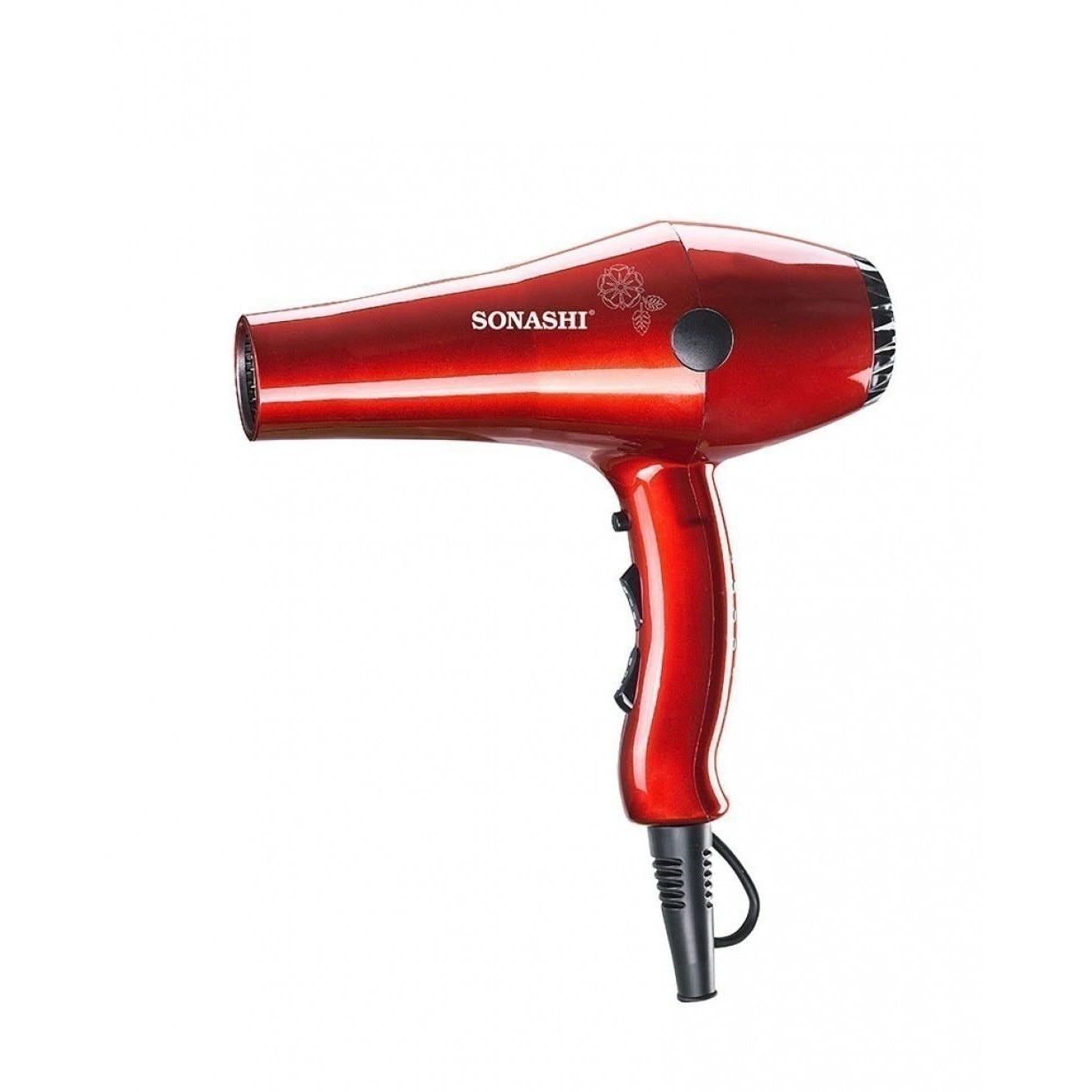 Uscator De Par , 2000 W , 2 viteze , 2 trepte temperatura , Nice Design , Rosu