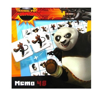 Joc de memorie Kung FU Panda 48 piese Joc de memorie Kung FU Panda 48 piese