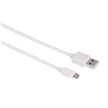 Cablu de date pentru telefon Samsung cu conector micro USB, lungime 1m, alb, BBL293 Cablu de date pentru telefon Samsung cu conector micro USB, lungime 1m, alb, BBL293