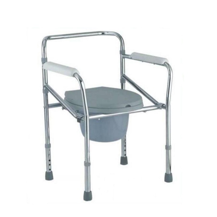 Scaun De Toaleta Cu Capac, albastru, FS 894