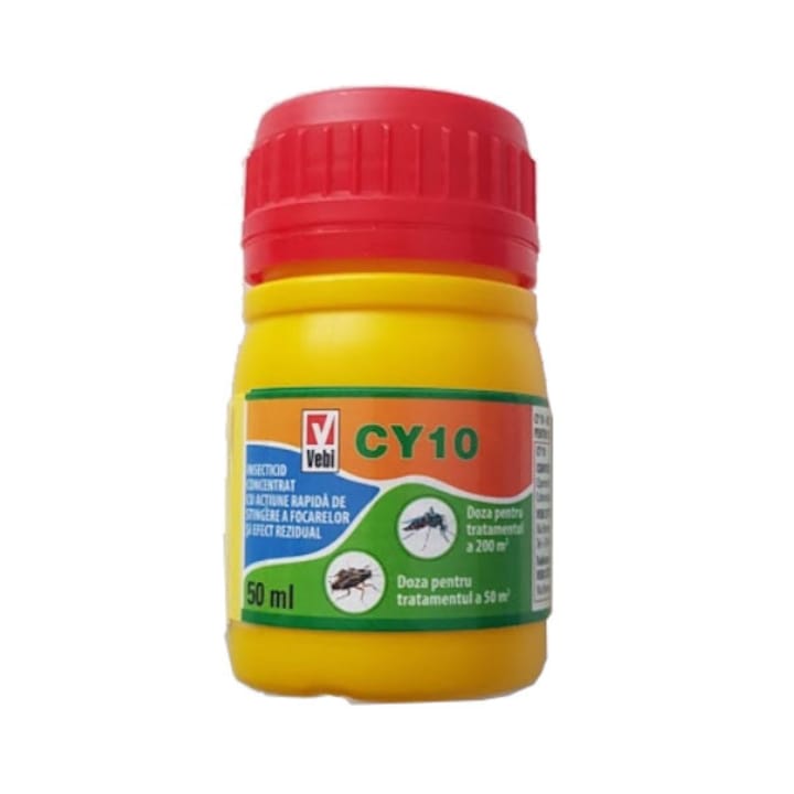 Insecticid CY 10 anti tantari, muste, gandaci, furnici, viespi 50 ml
