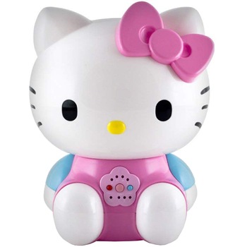 Umidificator cu ultrasunete Beper HK-HQ601C Hello Kitty, 1.8 L, 24V, Alb/Roz Umidificator cu ultrasunete Beper HK-HQ601C Hello Kitty, 1.8 L, 24V, Alb/Roz