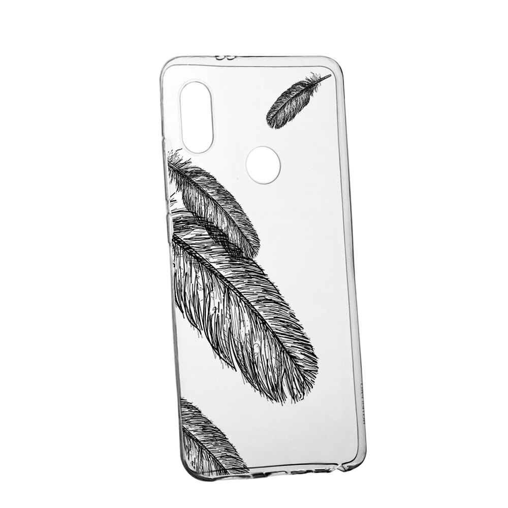 Husa Silicon, Transparent, Slim, Feather BW, Huawei P20 Lite