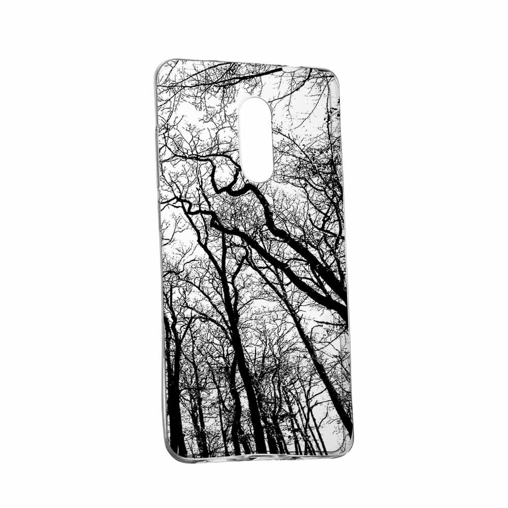 Husa Silicon, Transparent, Slim, Forest, Xiaomi Note 4X / 4A