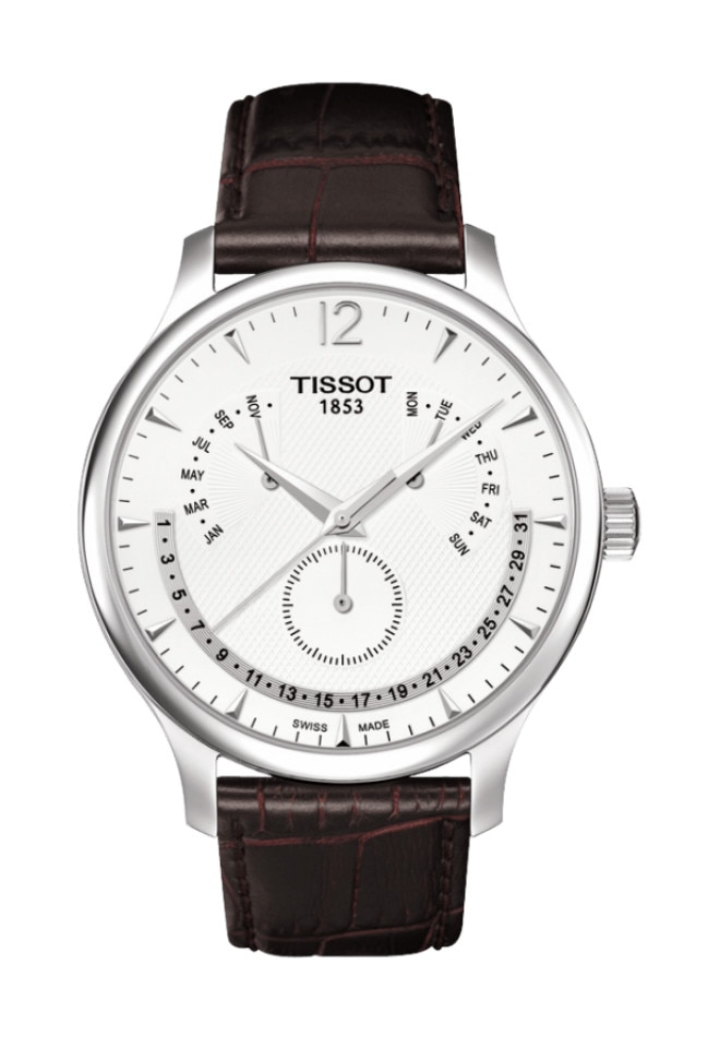 Ceas barbatesc TISSOT TRADITION PERPETUAL CALENDAR T063.637.16.037.00