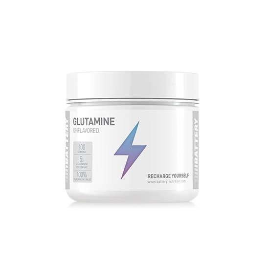 Glutamina Battery Nutrition Glutamine Unflavoured, 0.500kg