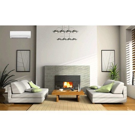 Aparat de aer conditionat Mitsubishi MSZ-HJ50 Inverter, 18000 BTU, Clasa A+, Filtru anti-praf, Functie Econo Cool, Programator zilnic, Auto-curatare, Auto-restart, Alb