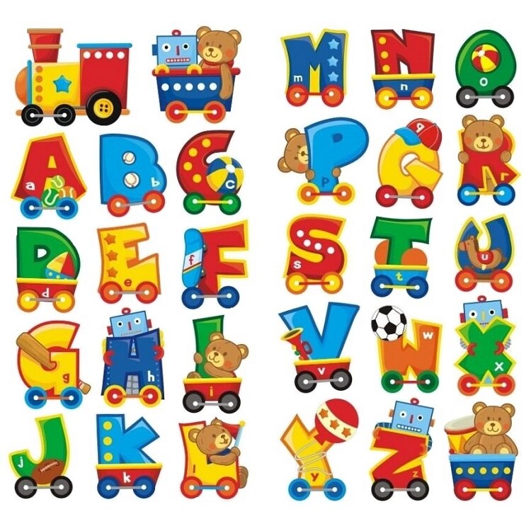 Stickere perete, alfabet