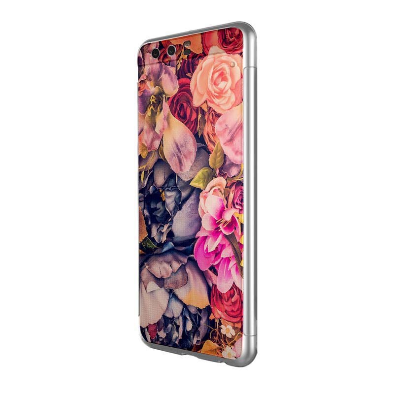 Husa Silicon, Transparent, Slim, Floral, Xiaomi Redmi Note 5A