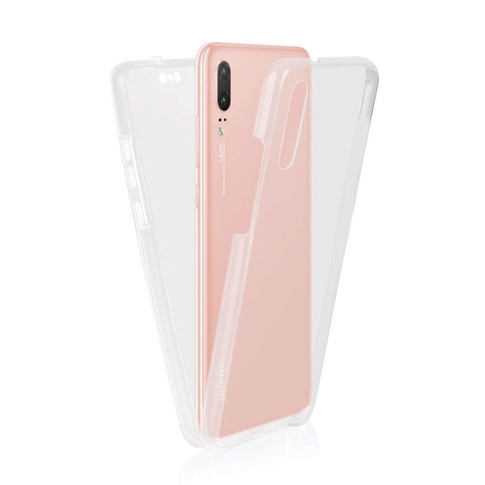 Husa 360° TPU (Fata&Spate) pentru Huawei P20, Transparent
