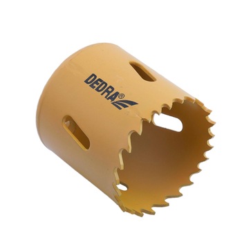 Carote Bimetal pentru gaurit otel, aluminiu, plastic, lemn, gips carton, 92 mm, Dedra Carote Bimetal pentru gaurit otel, aluminiu, plastic, lemn, gips carton, 92 mm, Dedra