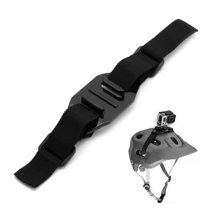 Система за закрепване на лента за каска, съвместима с GoPro Hero 2, 3, 4, 5, 6; SJ приблизително; Xiaomi; GitUp