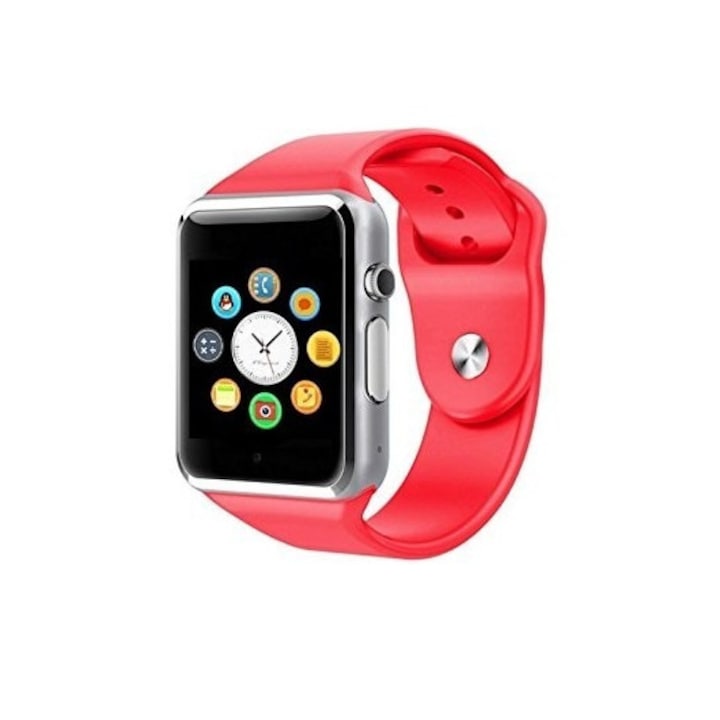 A1 smart watch kártyafüggetlen okos óra kamerával, Piros