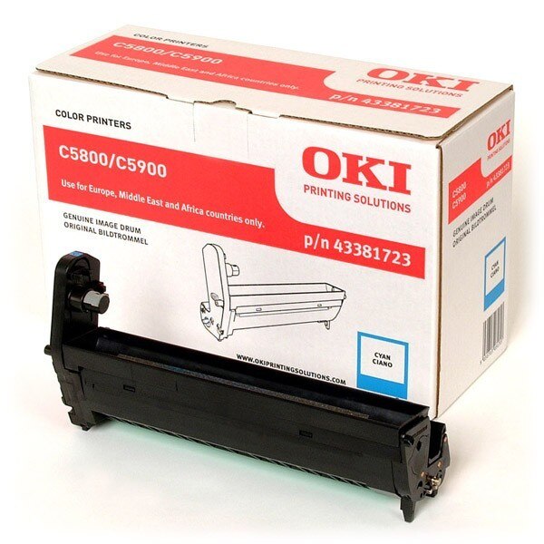 Cartus toner OKI compatibil cu OKI C5800 / 5900 / C5550 MFP, 20000 pagini, Cyan
