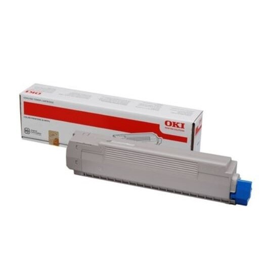 Cartus toner, OKI, Original, Pentru MC853- MC873, Cyan, 7.300