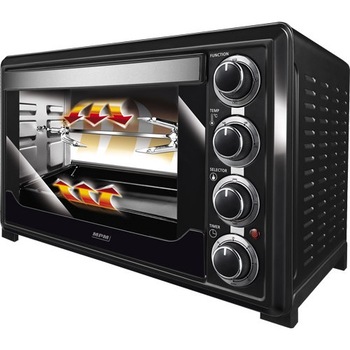 Cuptor electric cu modul de convectie si rotisor ,32 litri,100 la 230 ° C, 1600 W, MPE-05T Cuptor electric cu modul de convectie si rotisor ,32 litri,100 la 230 ° C, 1600 W, MPE-05T