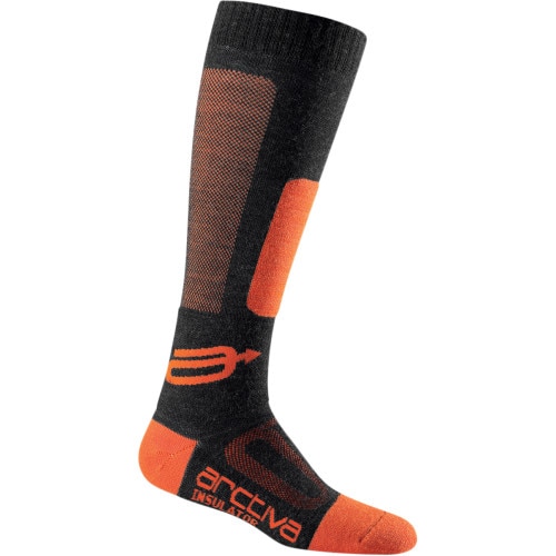 Sosete Arctiva Insulator negru/portocaliu marime 43-46