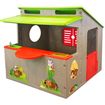 Casuta pentru copii Mochtoys, bucatarie de vara Casuta pentru copii Mochtoys, bucatarie de vara