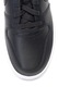 Nike, Ebernon sneakers cipő bőrszegélyekkel, Koptatott fekete, 10.5