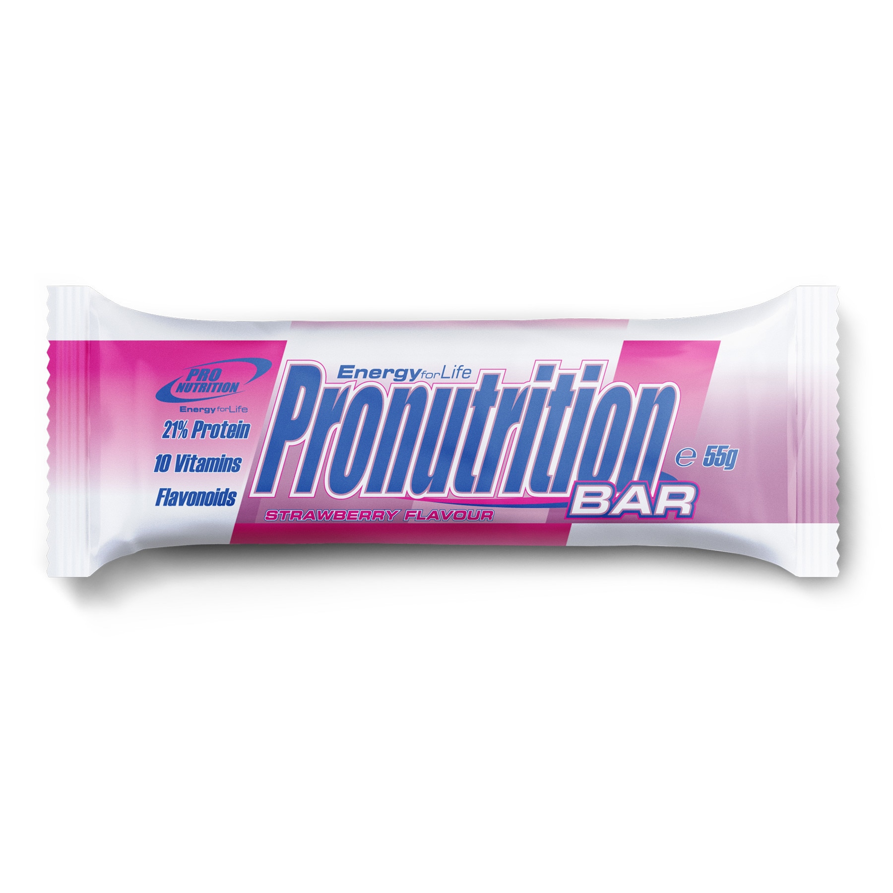 Baton proteic Pronutrition Bar capsuni, 55g