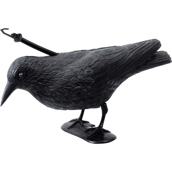 Corb din plastic sperietoare de pasari 40 x 14 x h 17 cm Corb din plastic sperietoare de pasari 40 x 14 x h 17 cm