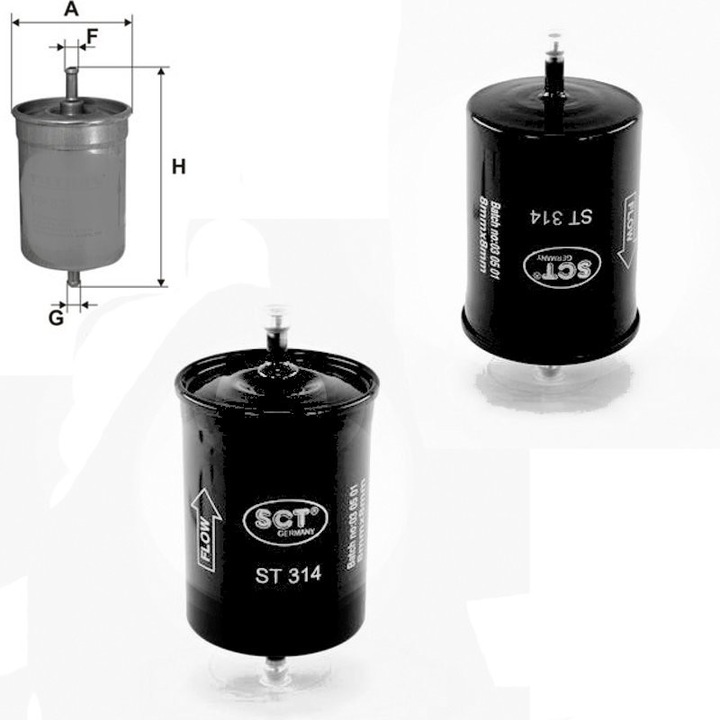 Горивен Филтър SCT ST314