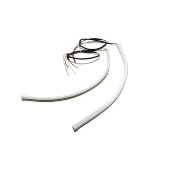 Set Banda flexibila LED DRL lumina alba 85cm, material rezistent , montaj in far, 12V Set Banda flexibila LED DRL lumina alba 85cm, material rezistent , montaj in far, 12V
